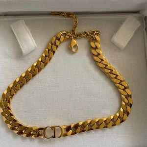 Gold Christian Dior  DANSEUSE ÉTOILE CHOKER